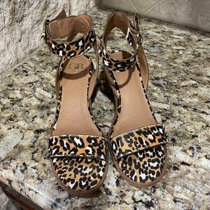 Gianni Bini, Rendezvous, Leopard print Sandals, Size 11